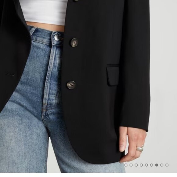 Everlane 80s Blazer Black - size 6